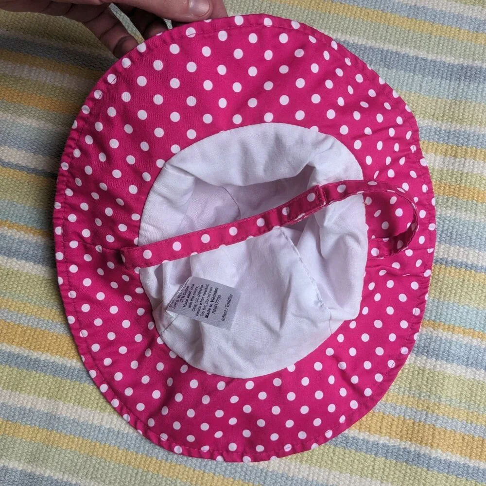 🛍️ BUNDLE ONLY | Target pink & white polka dot hat